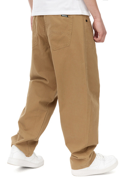 Mass DNM spodnie Pants Slang Baggy Fit - beżowe