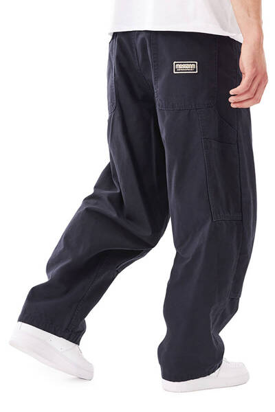 Mass DNM spodnie Pants Worker Extra Baggy Fit - granatowe