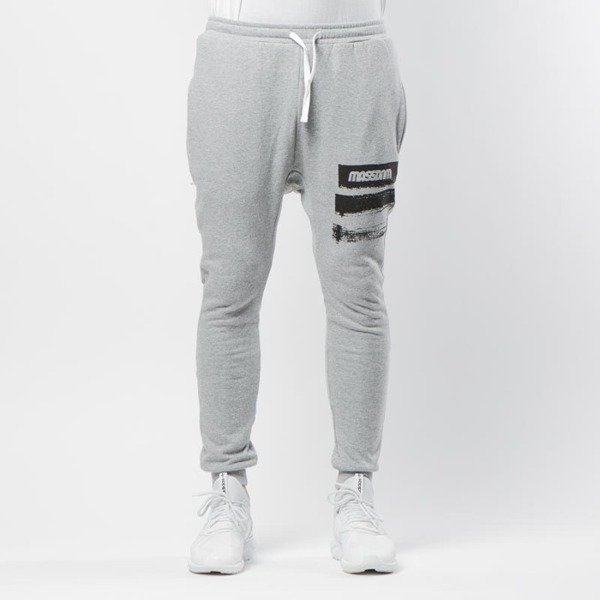 Mass DNM spodnie dresowe Trace Joggers Sweatpants - light heather grey