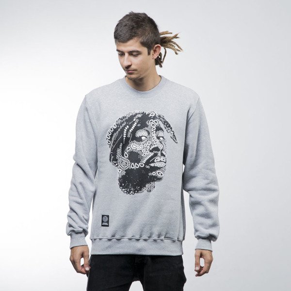 Mass Denim bluza sweatshirt La Legend crewneck light heather grey
