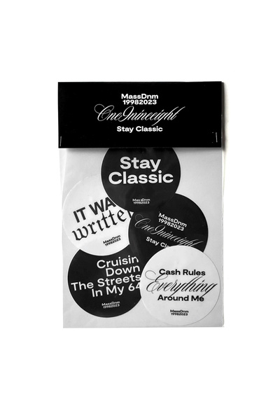 Mass Denim wlepki Stay Classic Stickers 